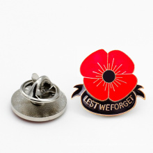 Wholesale Custom Metal Enamel Bulk Poppy Pin